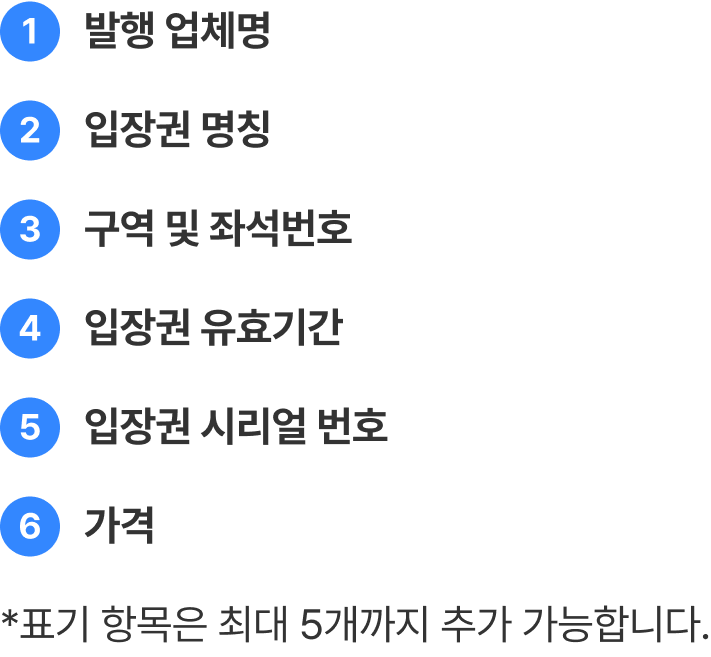 입장권